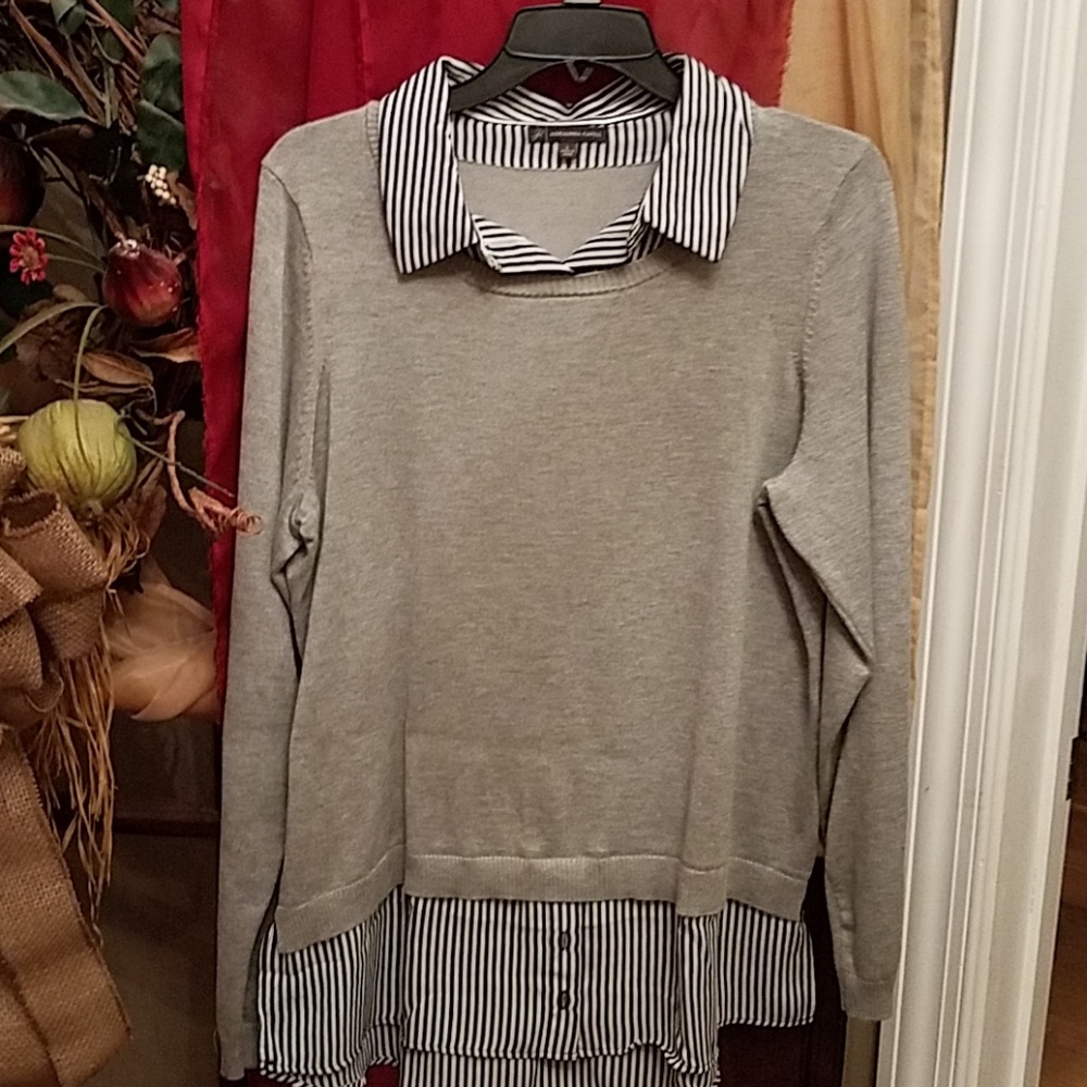 Grey sweater combo
